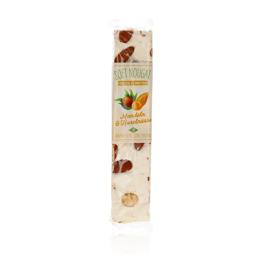 Nougat mit Mandeln und Haselnüssen von Delizie di Matteo.