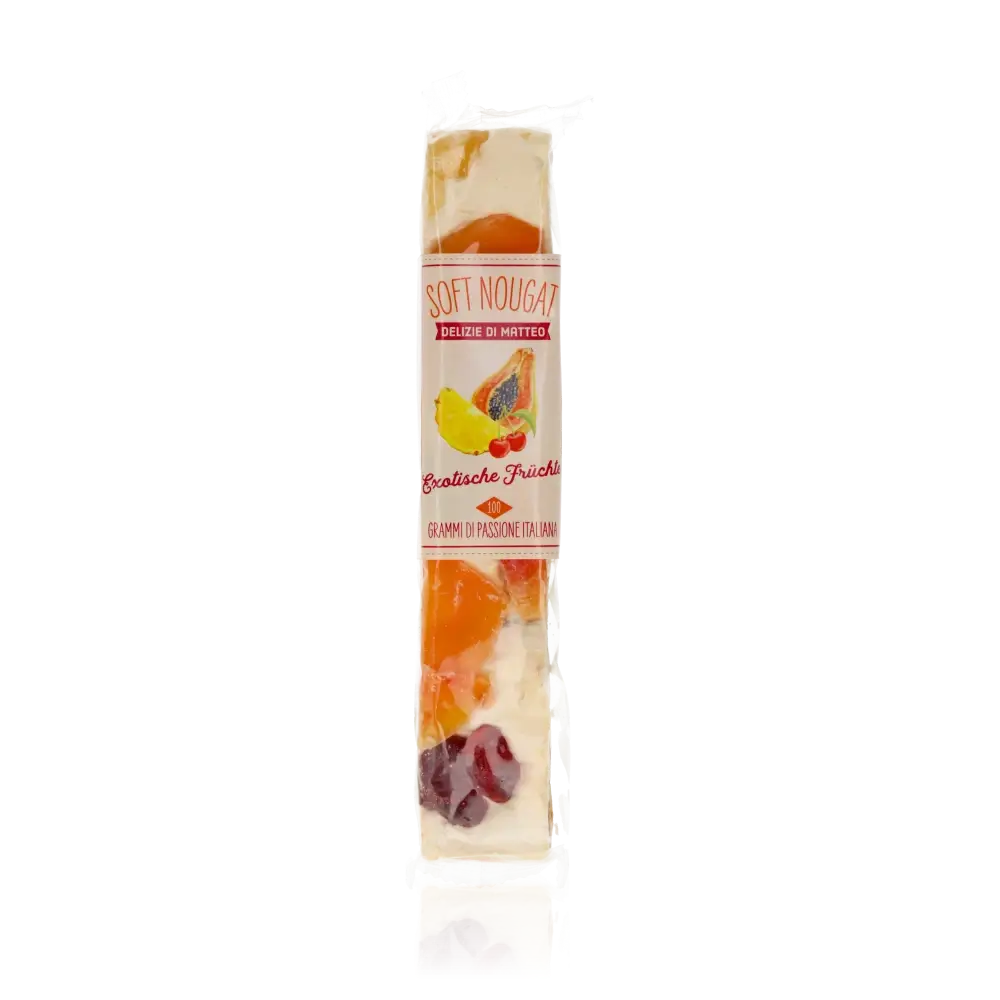 Soft Nougat mit exotischen Früchten von Delizie di Matteo.