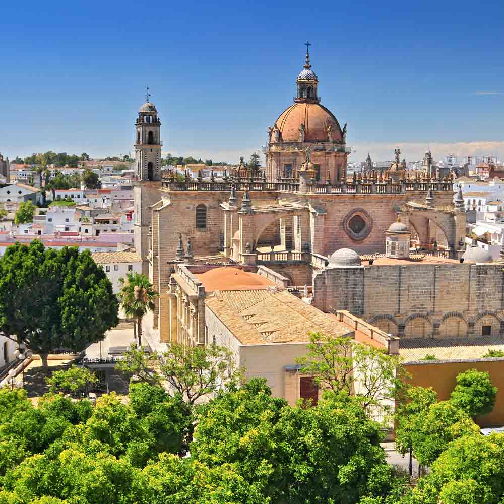 Kathedrale in Jerez de la Frontera.