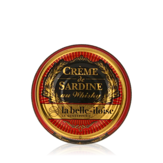 La belle-iloise Sardinencreme mit Whisky in Dose.