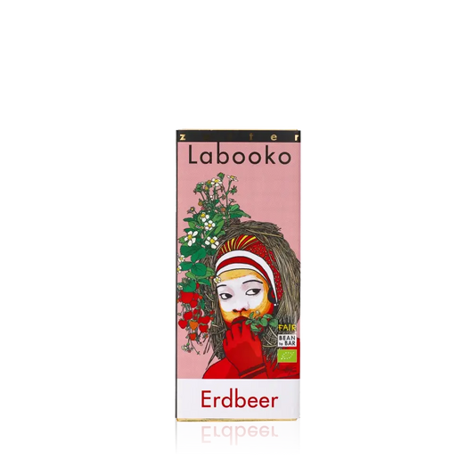 Labooko Erdbeer von Zotter Bio, 2 x 35g Tafel