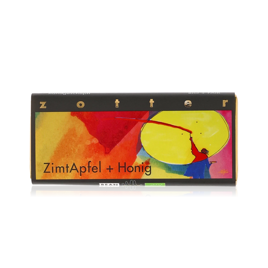 Zimtapfel + Honig - Zotter - Handgeschöpfte Schokolade bio
