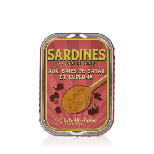 Feinkost-Sardinen in Dose, Marke: La Belle Iloise.